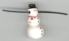1 29x14mm Large Ceramic Snowman
